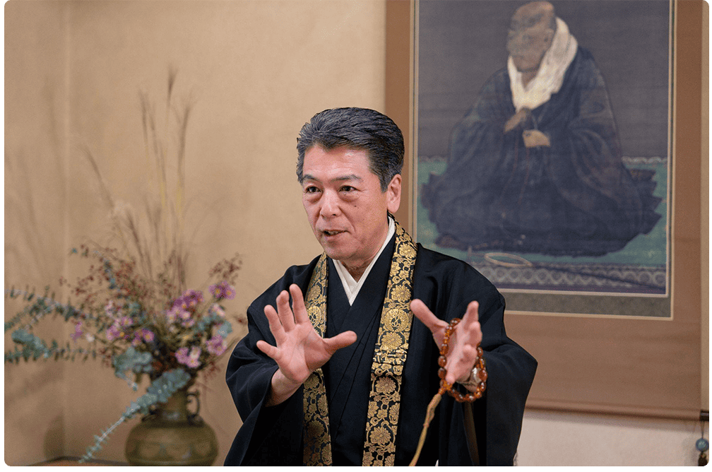 明西寺住職 佐々木様